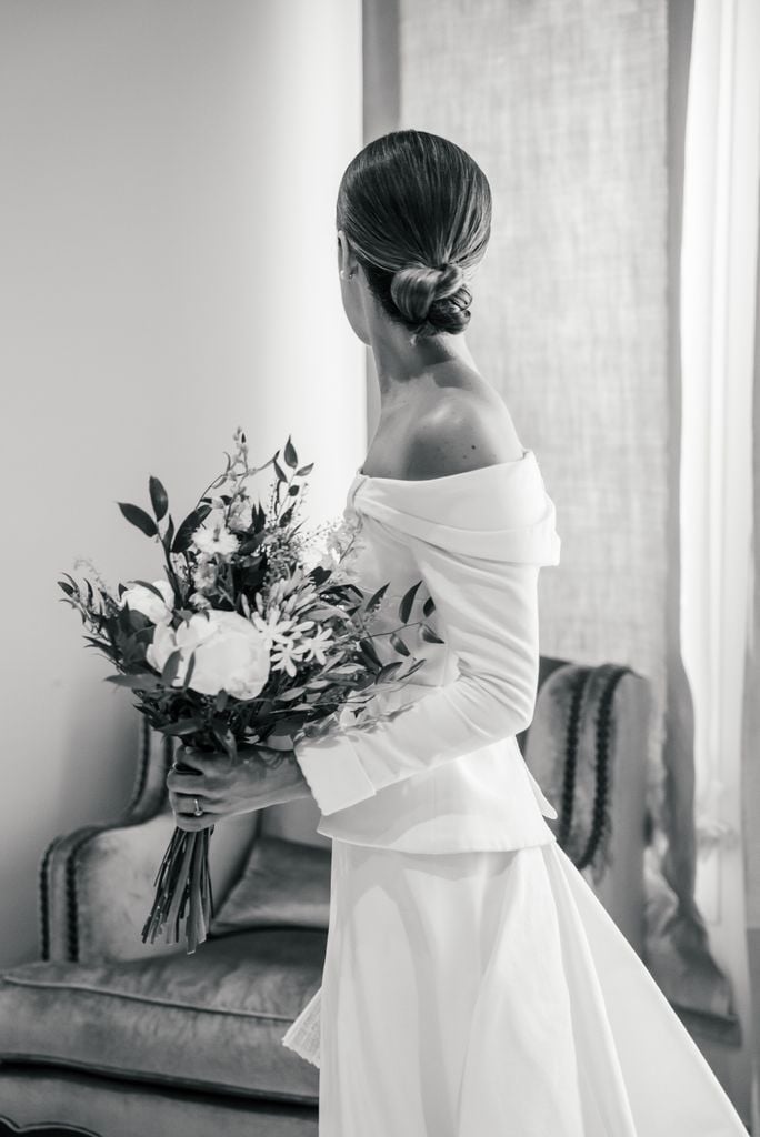 Moño trenzado para novias