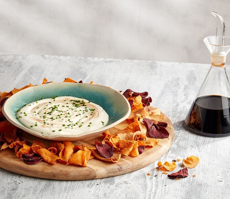 'Dip' de queso feta con vinagre de Jerez