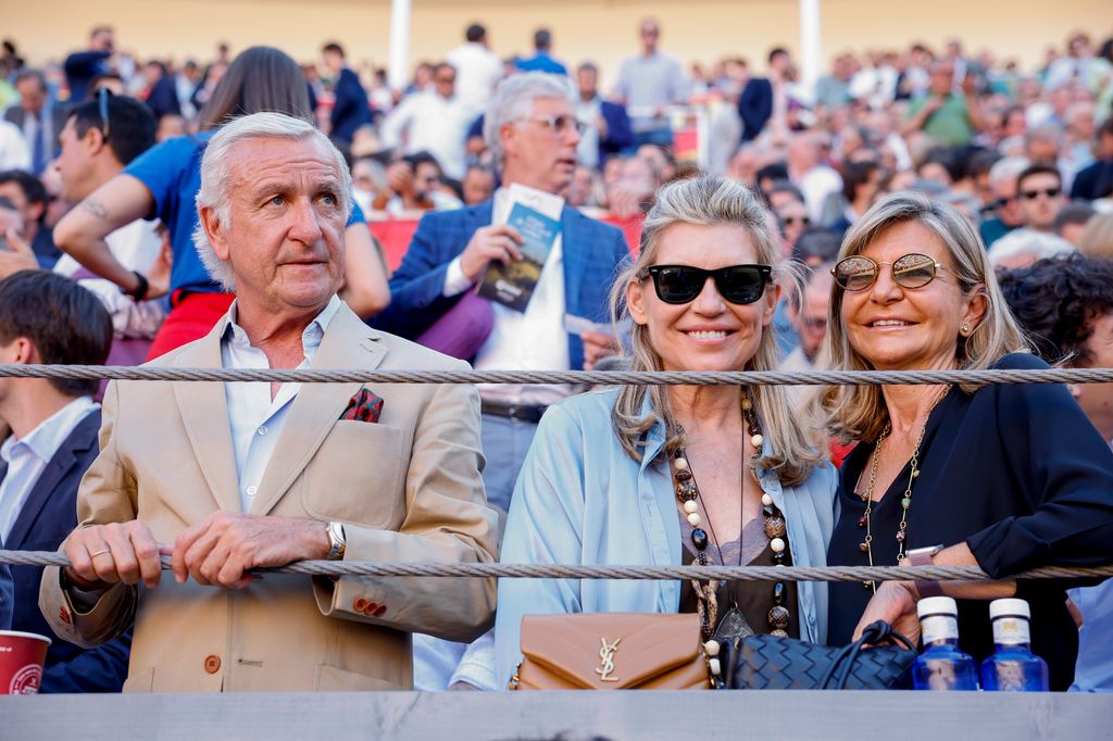 Patricia Rato y Javier Moro en la feria de San Isidro