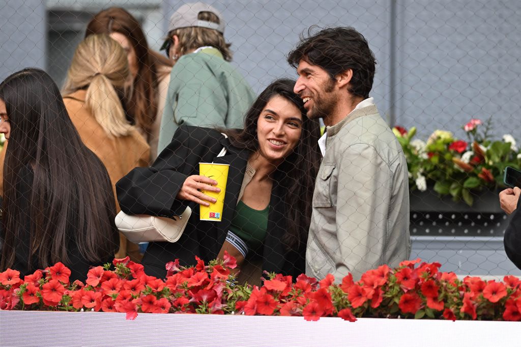 Cayetano Rivera y Lucía Rivera en el Mutua Madrid Open