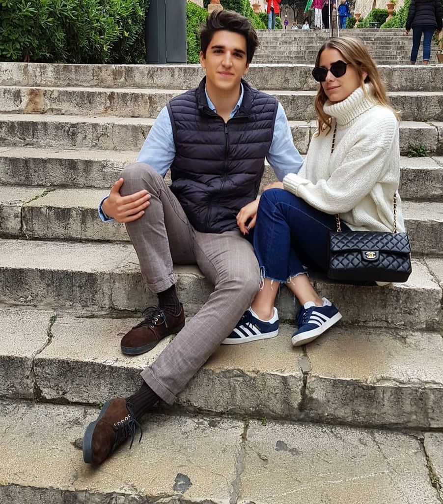 La enamorada pareja, en una foto de sus redes sociales