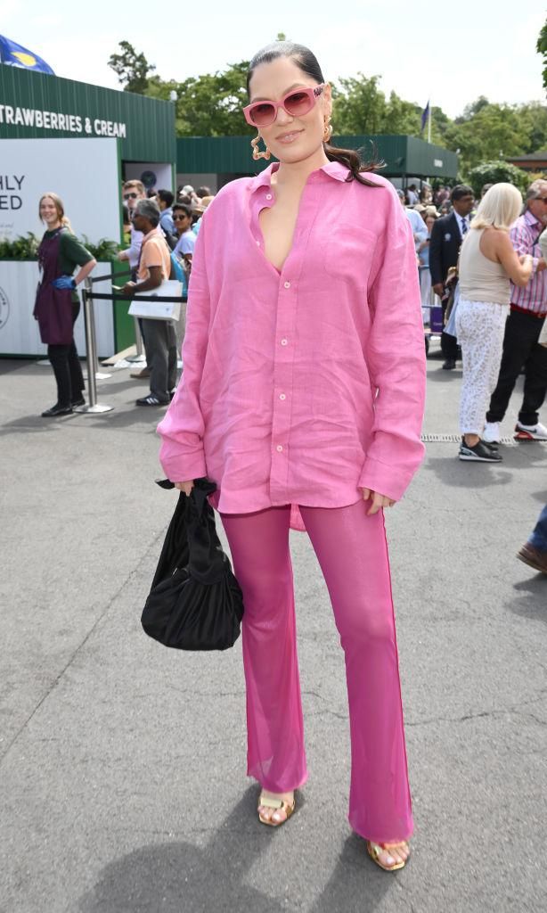 all pink el look de jessie j