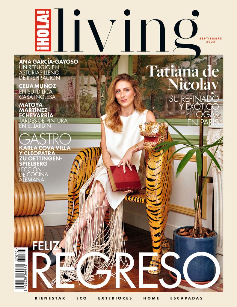 Tatiana de Nicolay en la nueva portada de ¡HOLA! Living septiembre