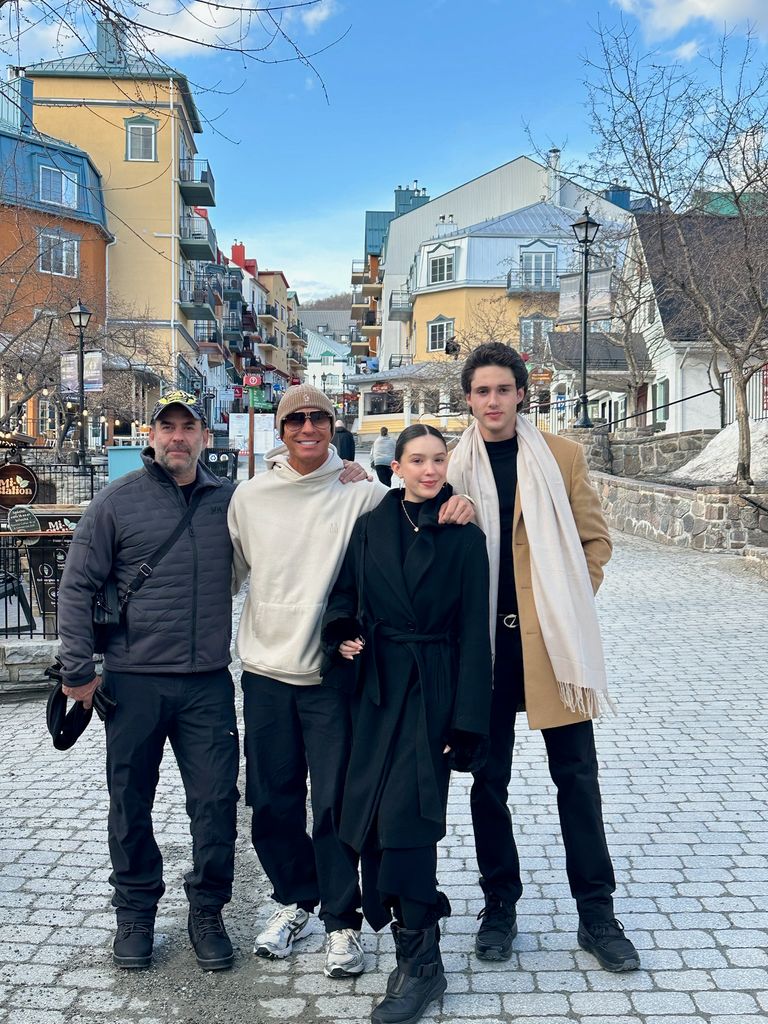 Mía Rubín y Tarik Othón vacacionaron por Mont-Tremblant, en Canadá, junto a sus respectivos padres, Erik Rubín y Tarik.
