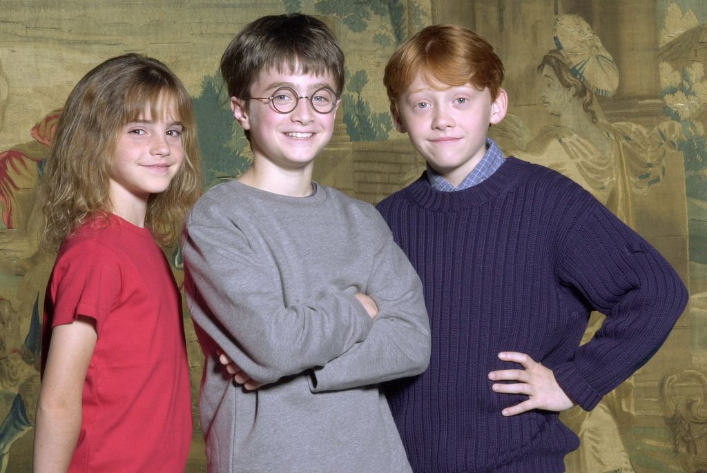 Daniel Radcliffe, Emma Watson y Rupert Grint, los protagonistas de 'Harry Potter'
