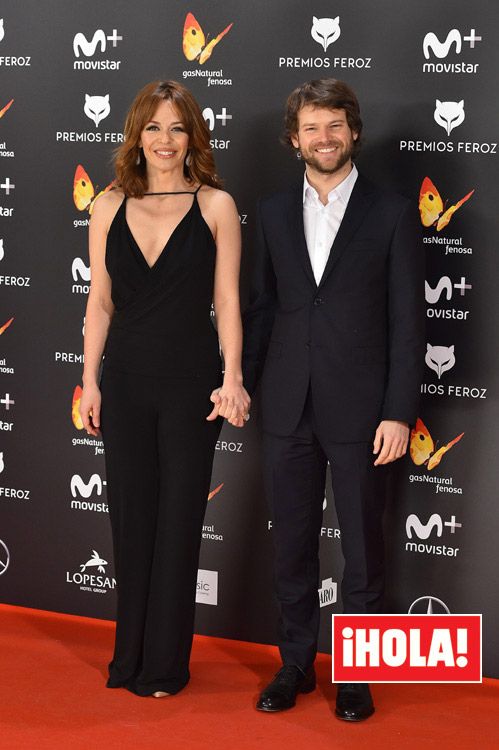 María Adánez y su novio 