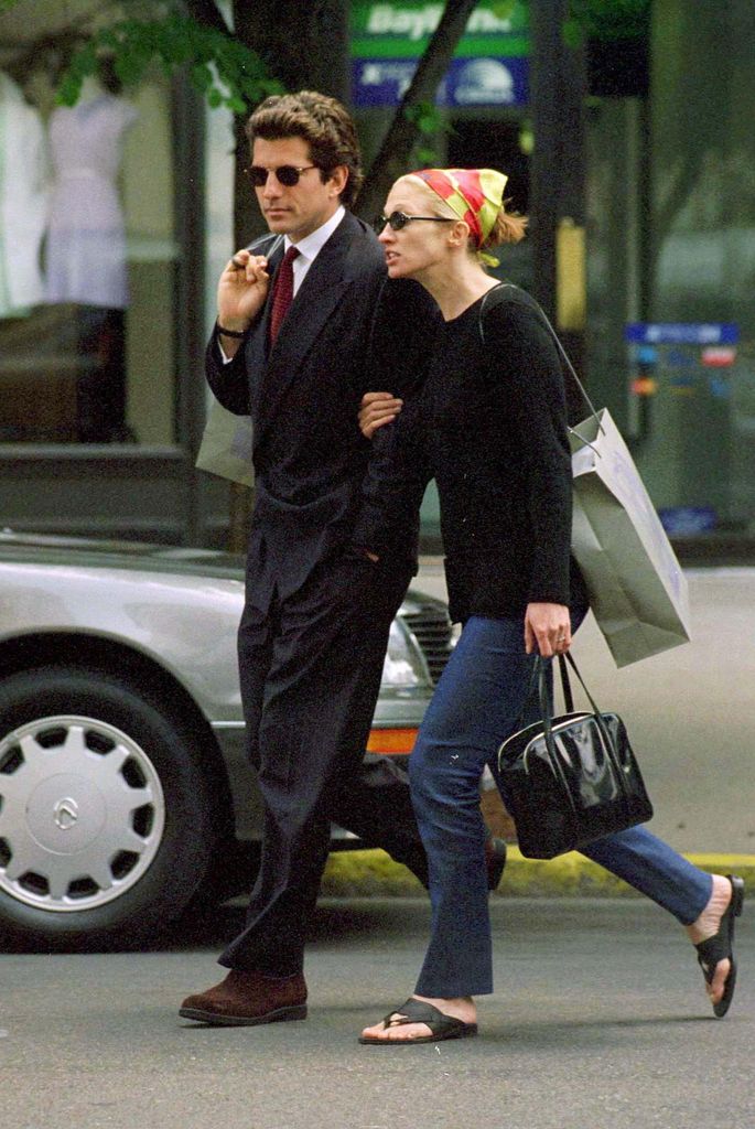 John F. Kennedy Jr. y Carolyn Bessete en Boston, 1996