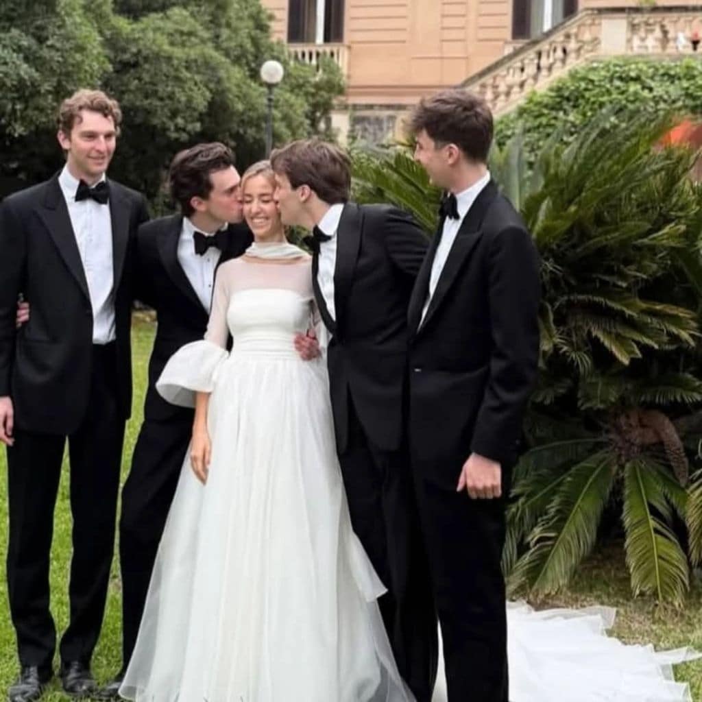 Boda Charlotte de Nassau (hija mayor del príncipe Robert de Luxemburgo, primo hermano del Gran Duque Enrique) y Mansour Shakarchi en Sicilia