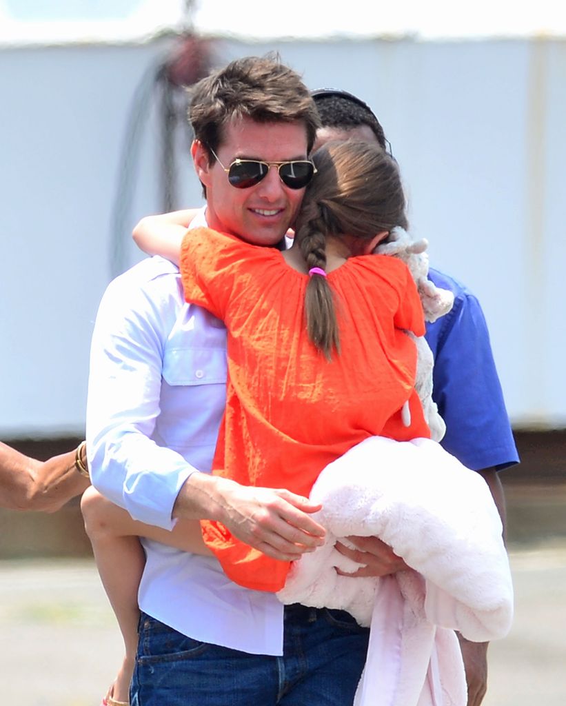 Tom Cruise con su hija Suri, en una imagen de archivo