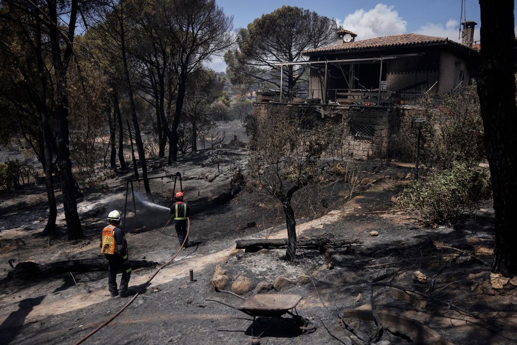 Los incendios de Madrid y Ávila