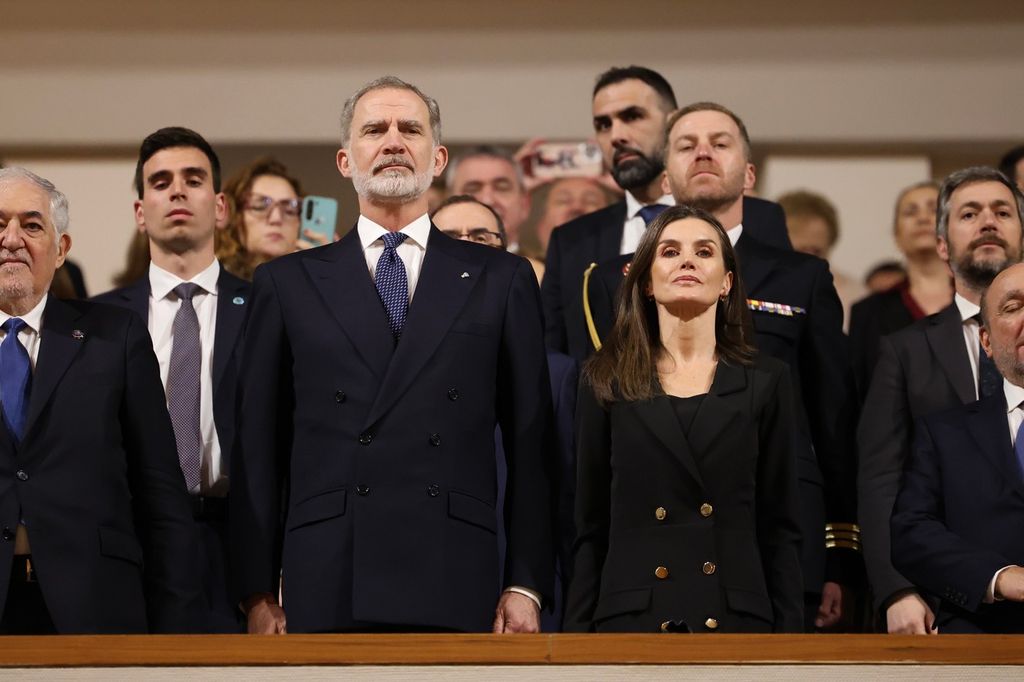El rey Felipe VI y la reina Letizia presiden el concierto 'In Memoriam' en la antesala del 11M