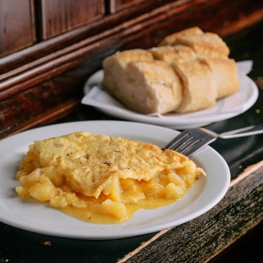 Pincho de tortilla de La Ardosa