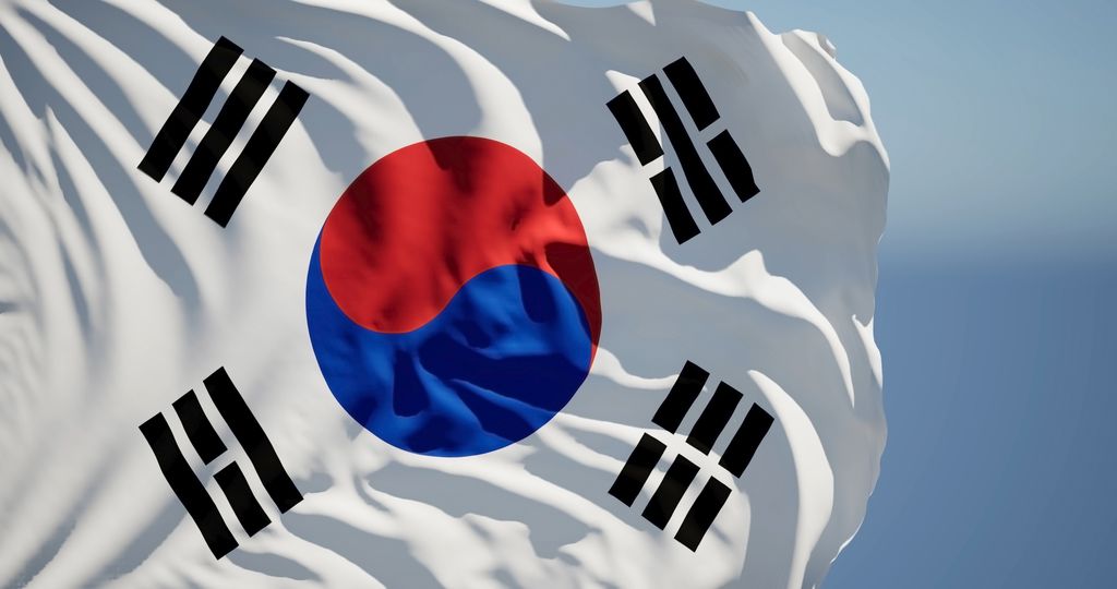 bandera de Corea del Sur