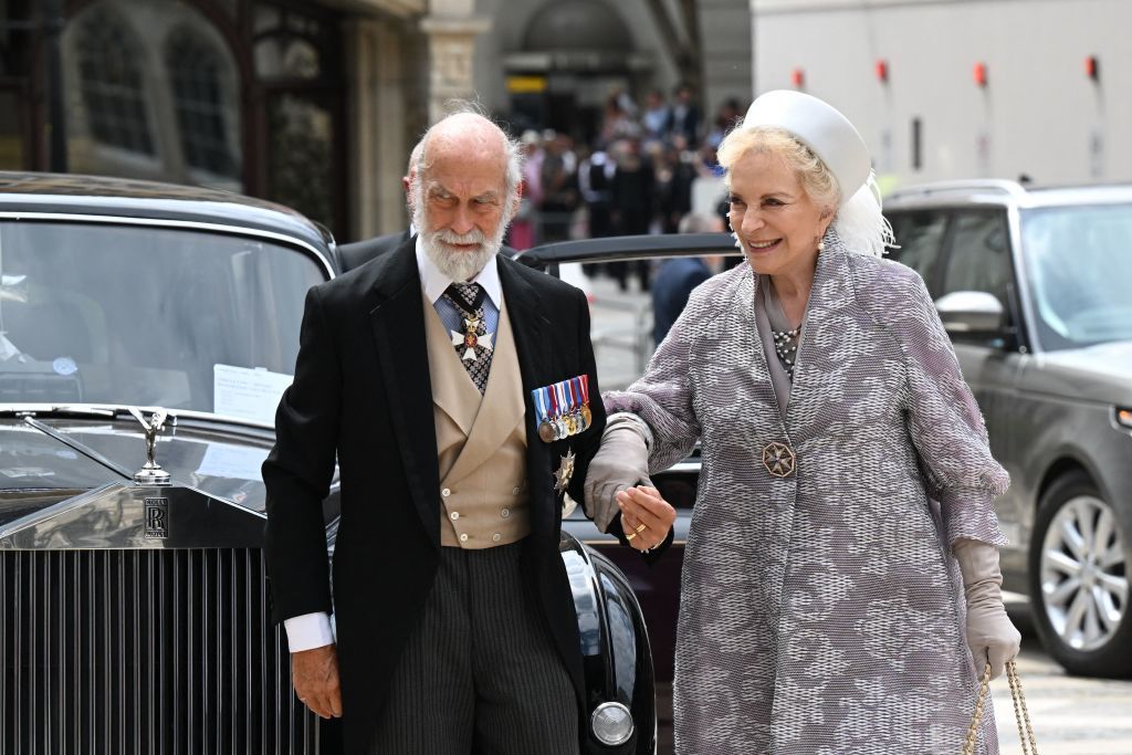 Michael y Marie-Christine de Kent en un acto en Londres en 2022