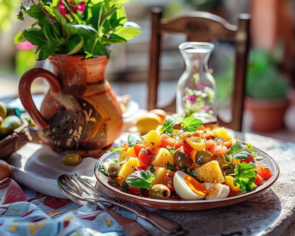 La ensalada campera es uno de esos platos que no pueden faltar en verano.
