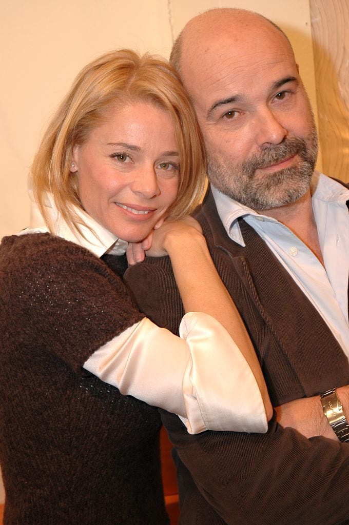 Portrait of the actor Antonio Resines and actress Belen Rueda during the presentation of the new episodes of 'Los Serrano', TV serie in Spain.  (Photo by Jose R. Aguirre/Cover/Getty Images)