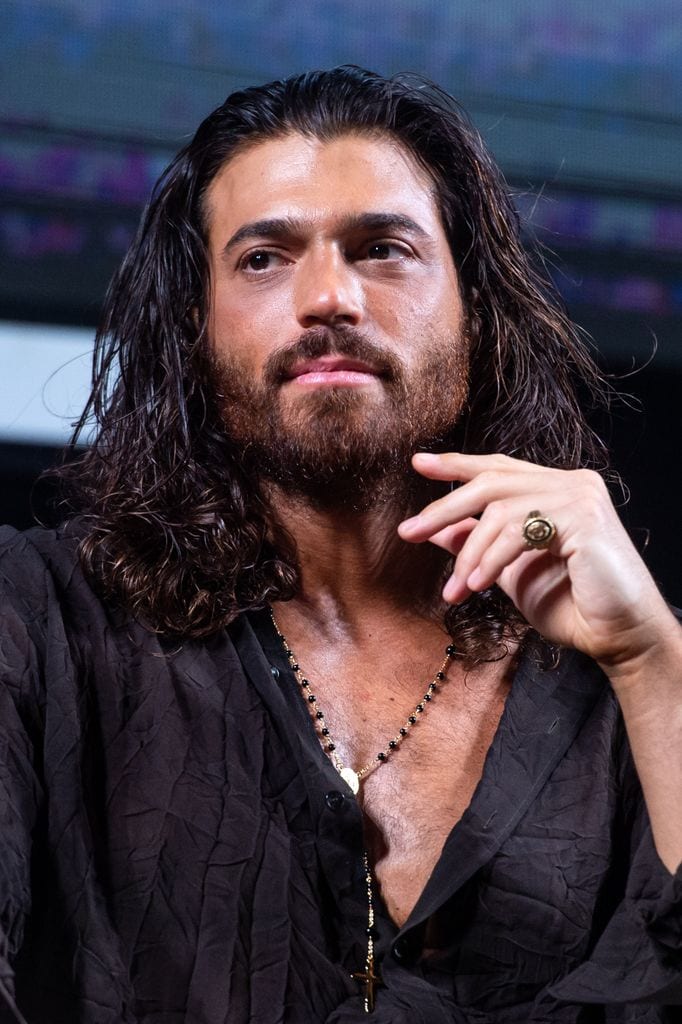 BENEVENTO, ITALY - JUNE 23: Can Yaman attends the red carpet at the BCT Benevento Cinema And Television Festival 2023 on June 23, 2023 in Benevento, Italy. (Photo by Ivan Romano/Getty Images)