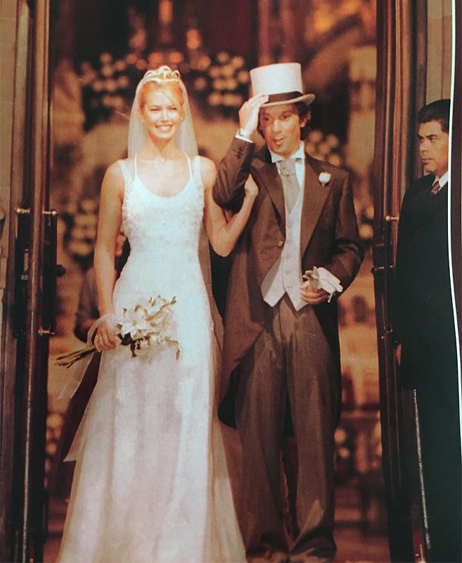 Valeria Mazza y Alejandro Gravier en su boda