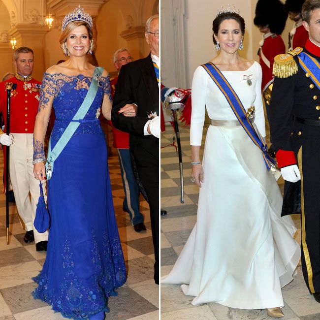 Mary y Máxima de gala
