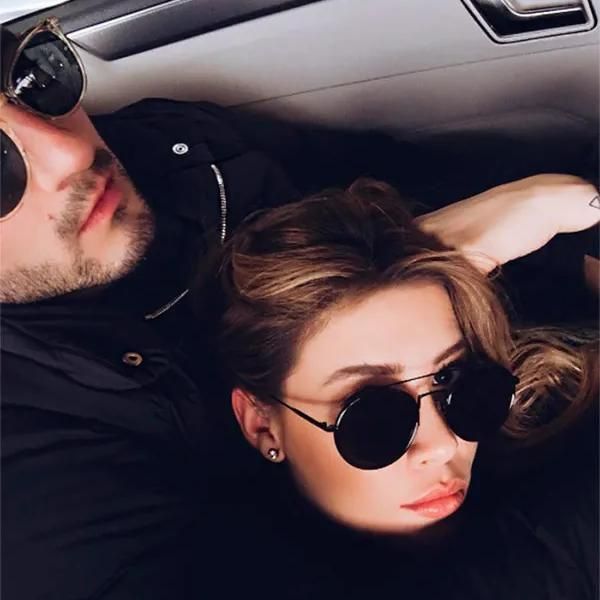 Michelle Salas y su novio Danilo