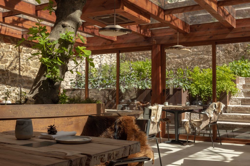 Interior del restaurante Montia