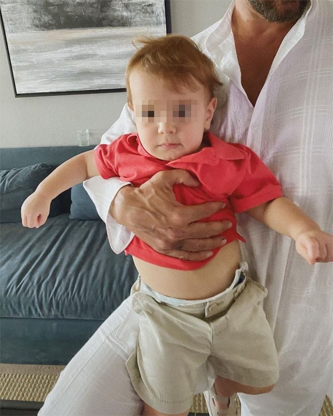 Ricky Martin y su hijo Renn