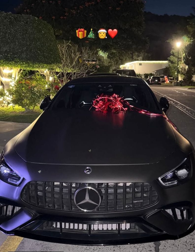 Este es el regalo que recibió de su papá.