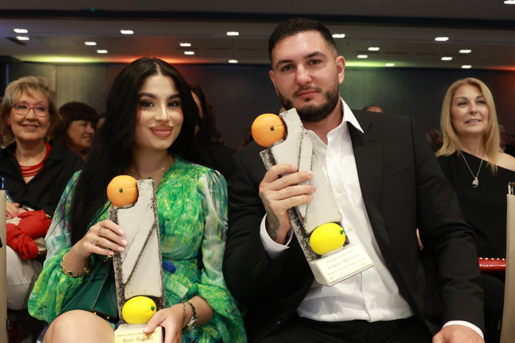 Omar y Lola en los premios Naranja y Limón, en 2025