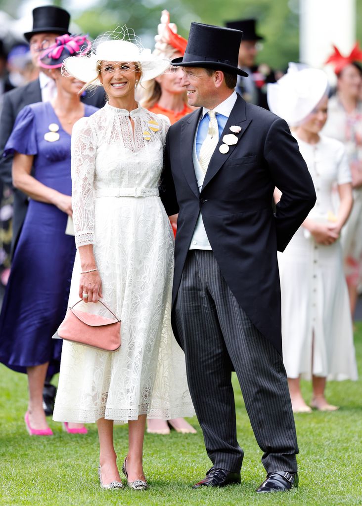 Harriet Phillips y Peter Phillips en Royal Ascot 2026.