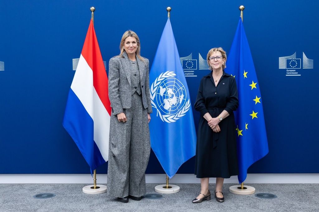 El viaje de la reina Máxima de Holanda a Bruselas