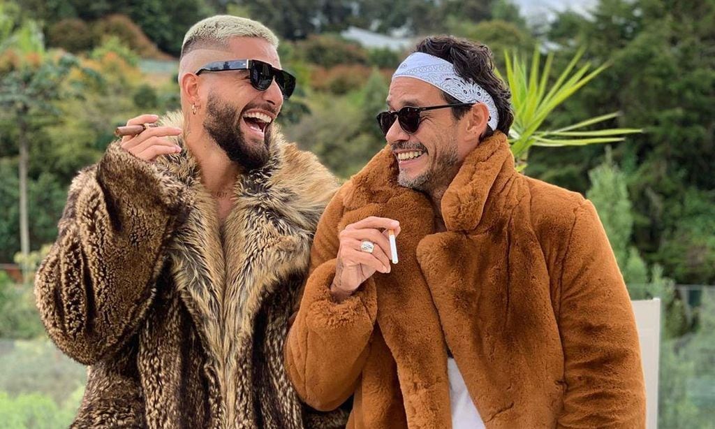 maluma and marc anthony have a bromance