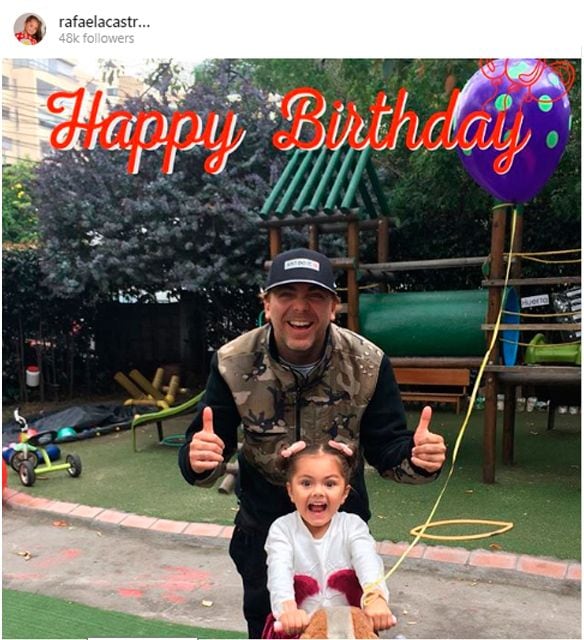 Cristian Castro y su hija 