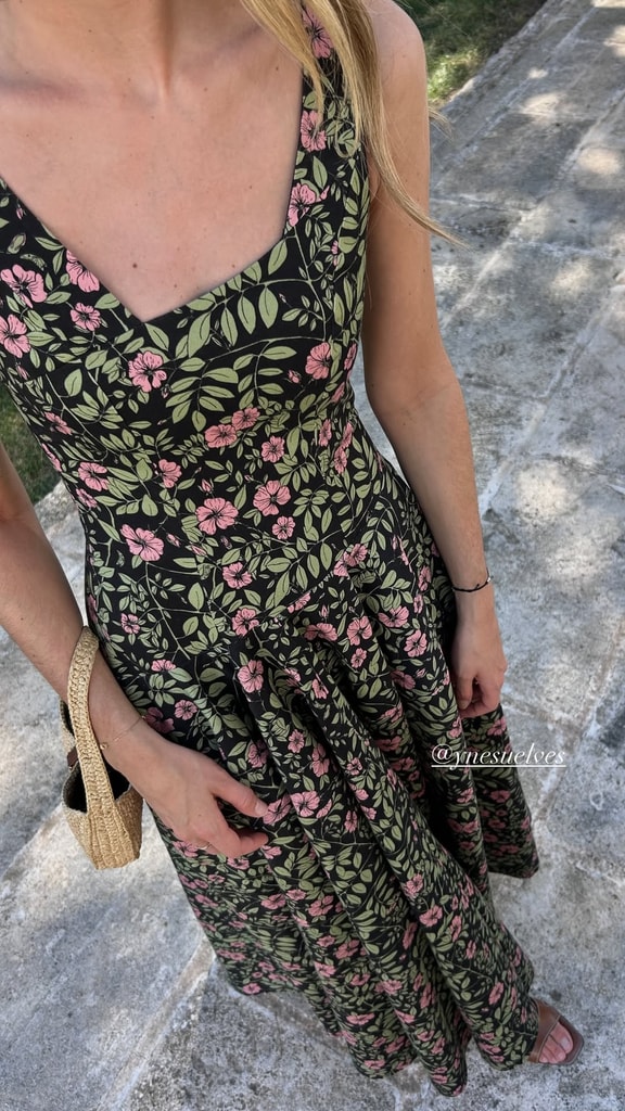 Daniela Svedin Figo en la boda de Monica Anoz