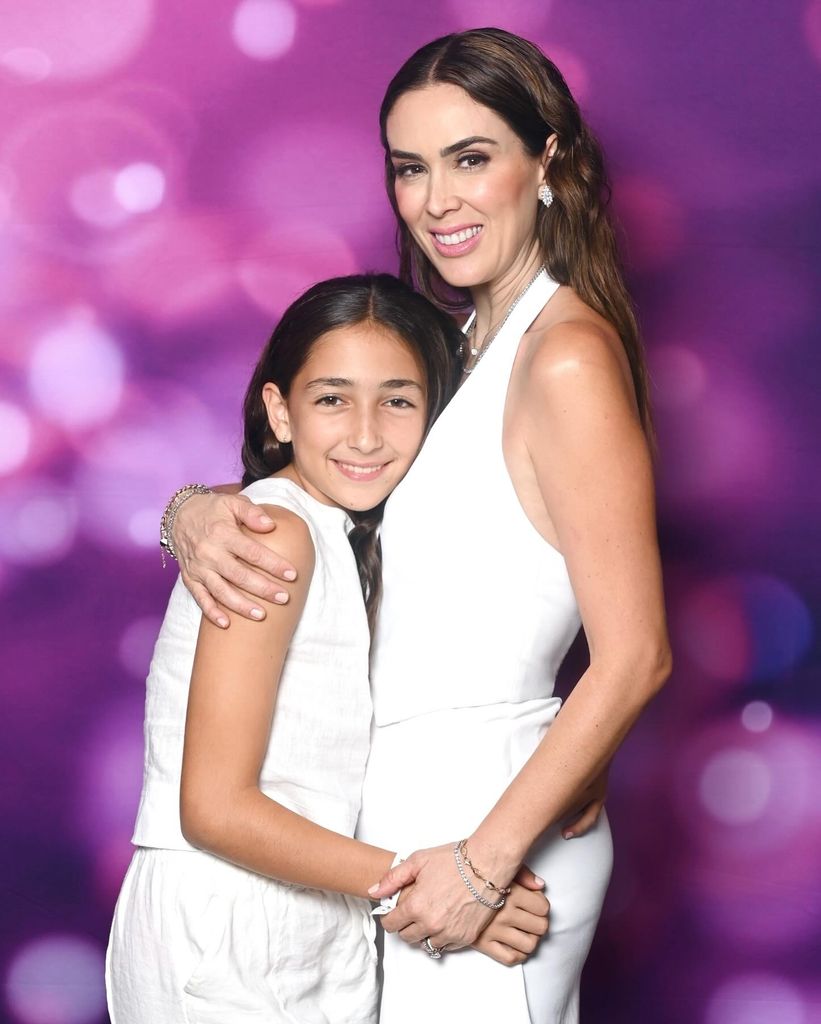 Jacky con su hija Jacky