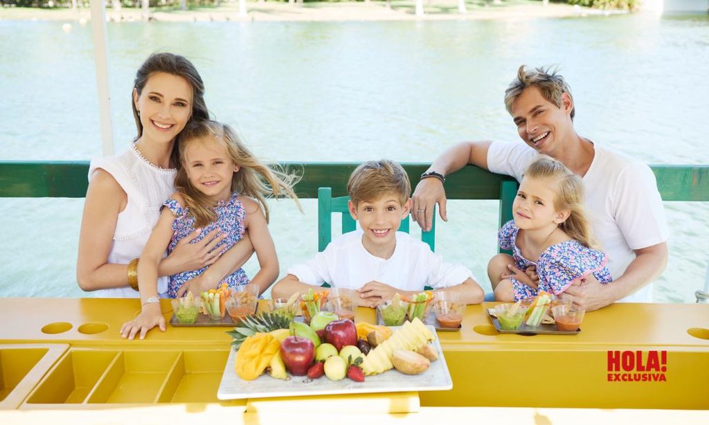 Carlos Baute y familia