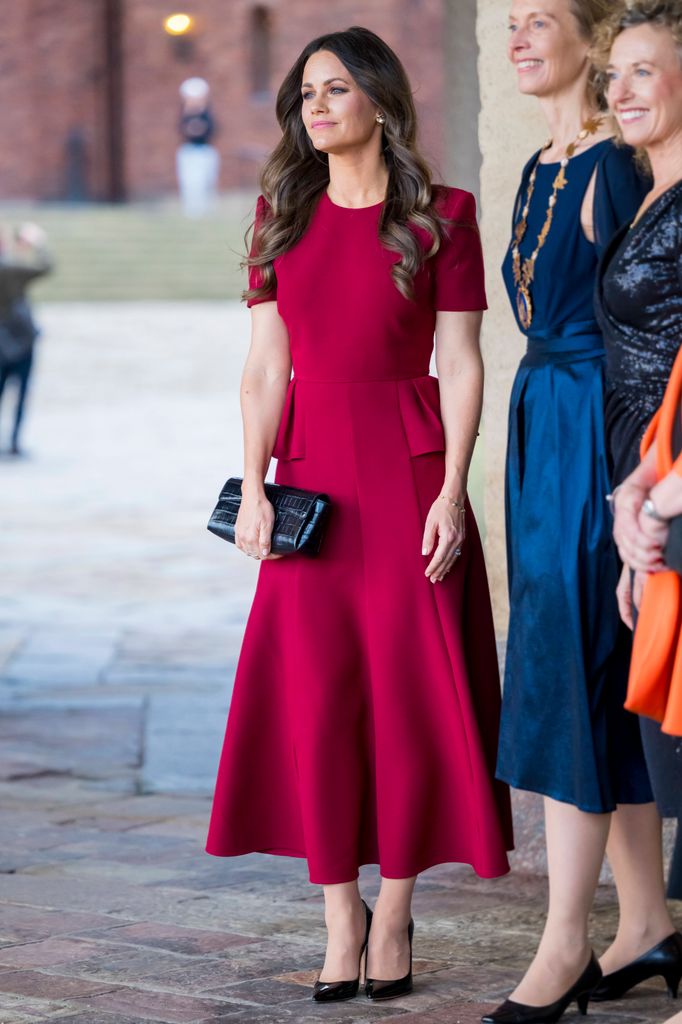 La princesa Sofía de Suecia en la ceremonia de graduación de la Universidad de Sophiahemmet  en Estocolmo