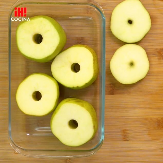 Manzanas asadas.