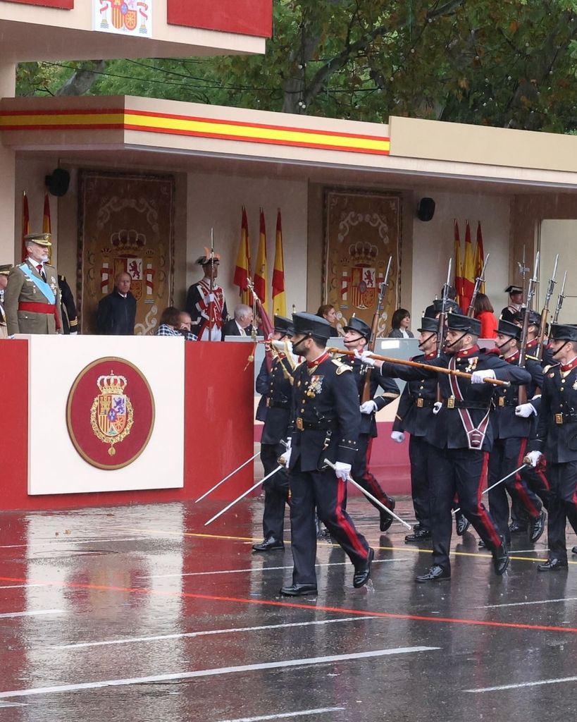Rey Felipe VI en el desfile del Día de la Hispanidad 2024