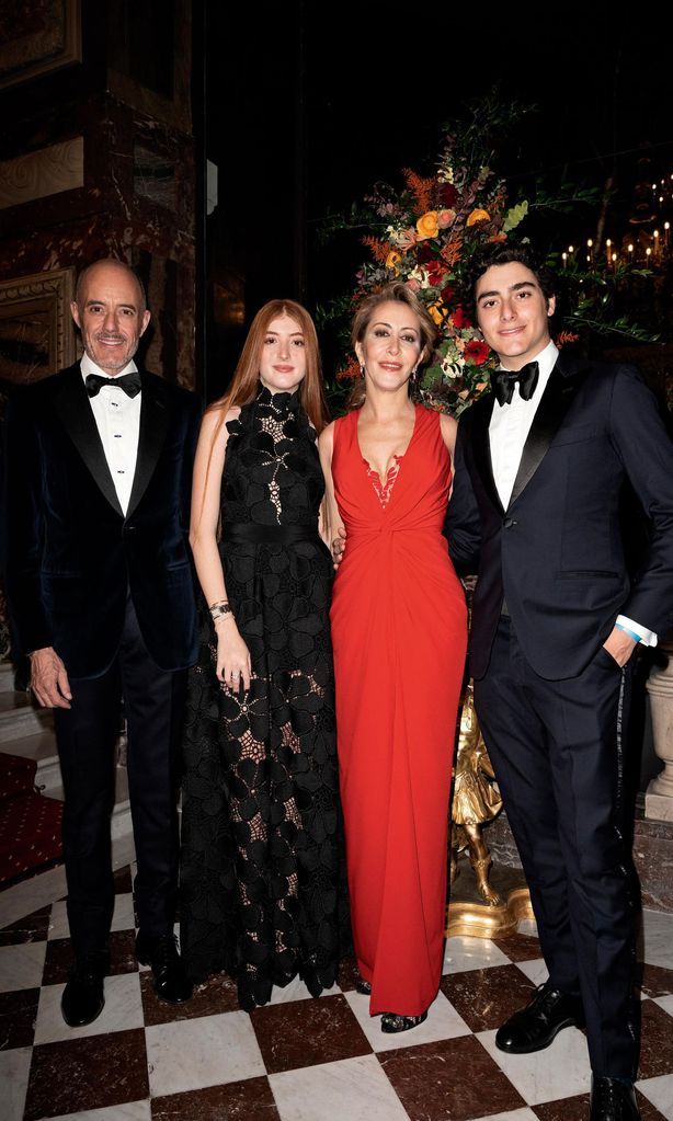 Francesca Franco y su familia