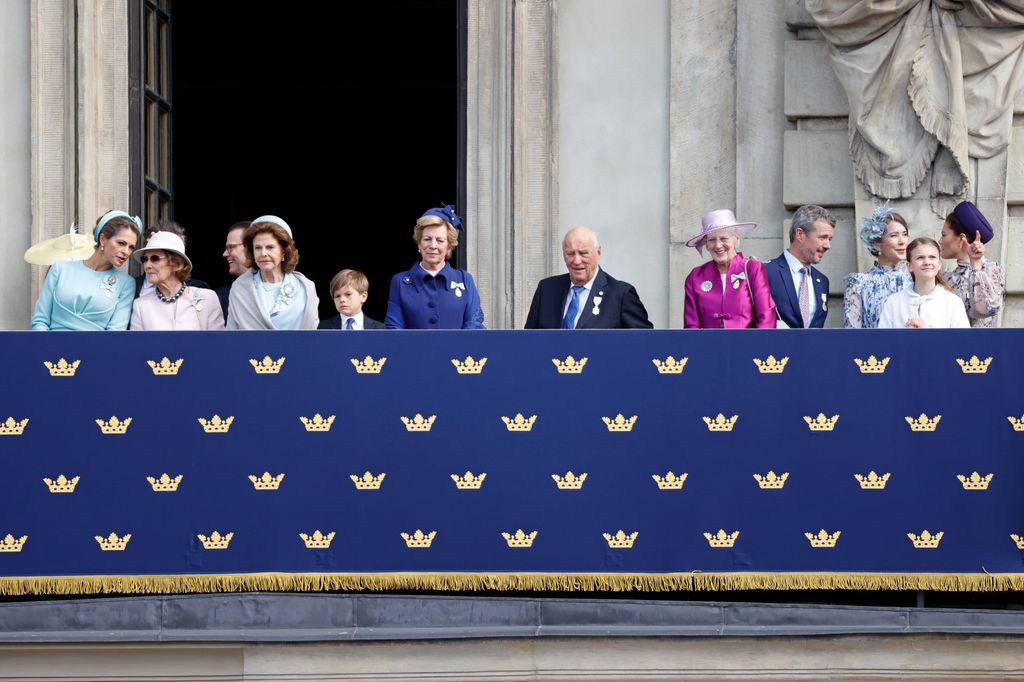 La Familia Real de Suecia y la Noruega