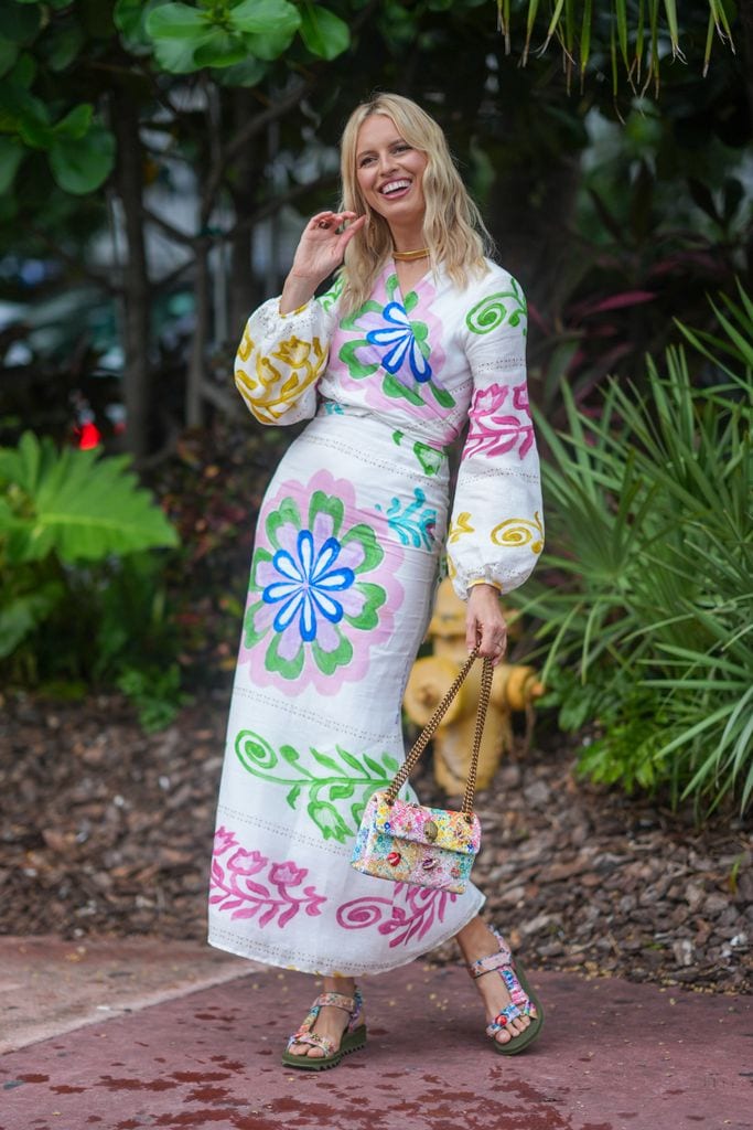 Vestido floral streetstyle