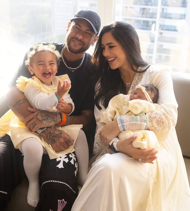 Neymar y Bruna Biancardi dan la bienvenida a su hija Mel