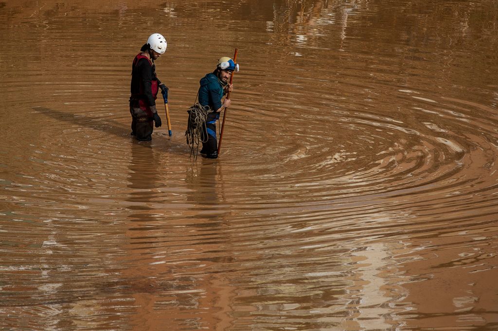 Labores de limpieza de las zonas afectadas por la DANA
