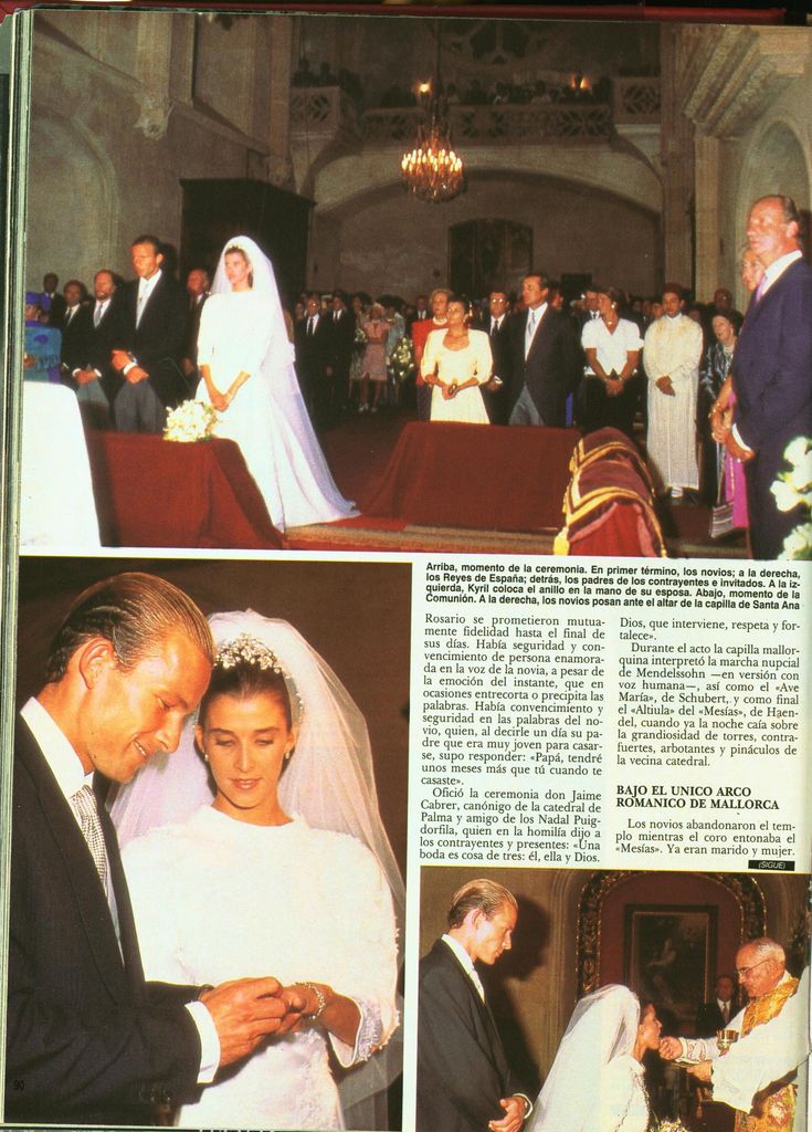 Boda de Kyril de Bulgaria y Rosario Nadal