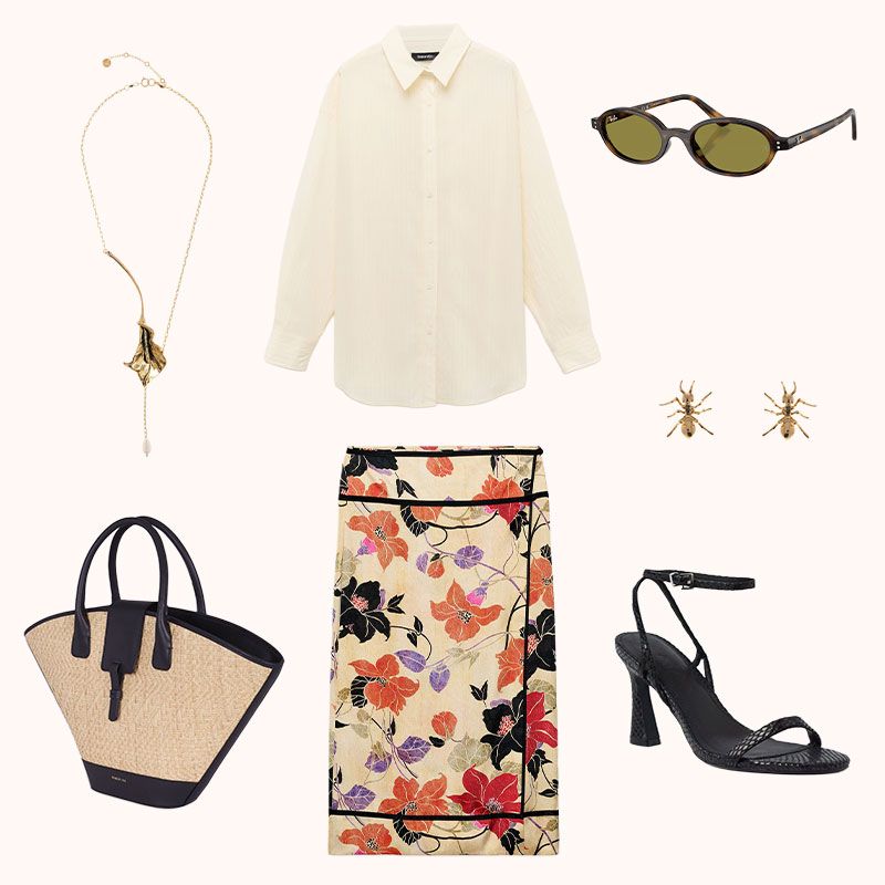 Looks con falda estampada Zara junio 2026