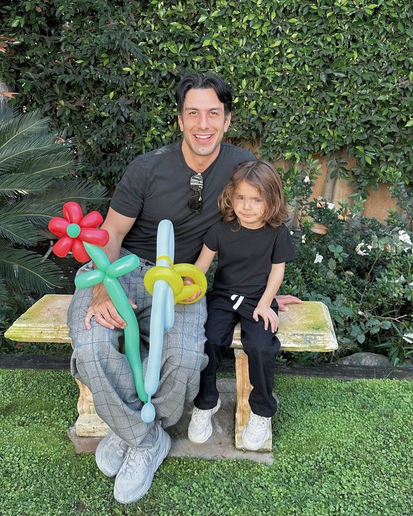 Jwan Yosef celebrando el 5º cumpleaños de su hijo Renn
