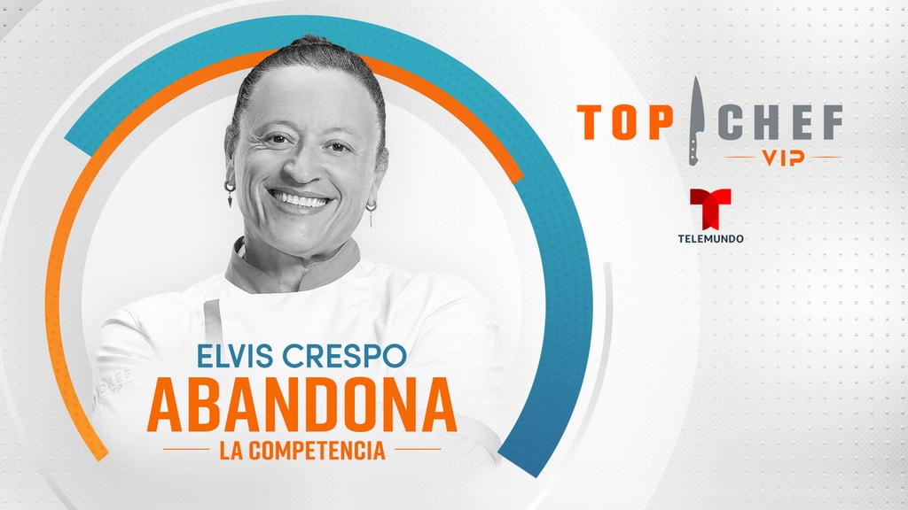 Elvis Crespo decidió salir de la competencia de 'Top Chef VIP'