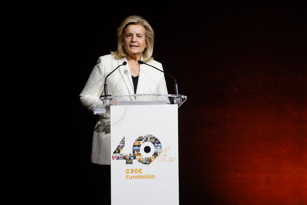 Báñez en el 40 aniversario de la CEOE en Madrid el año pasado