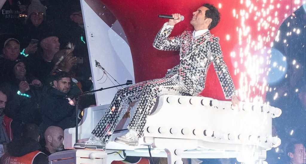 Mika evento Christian Louboutin