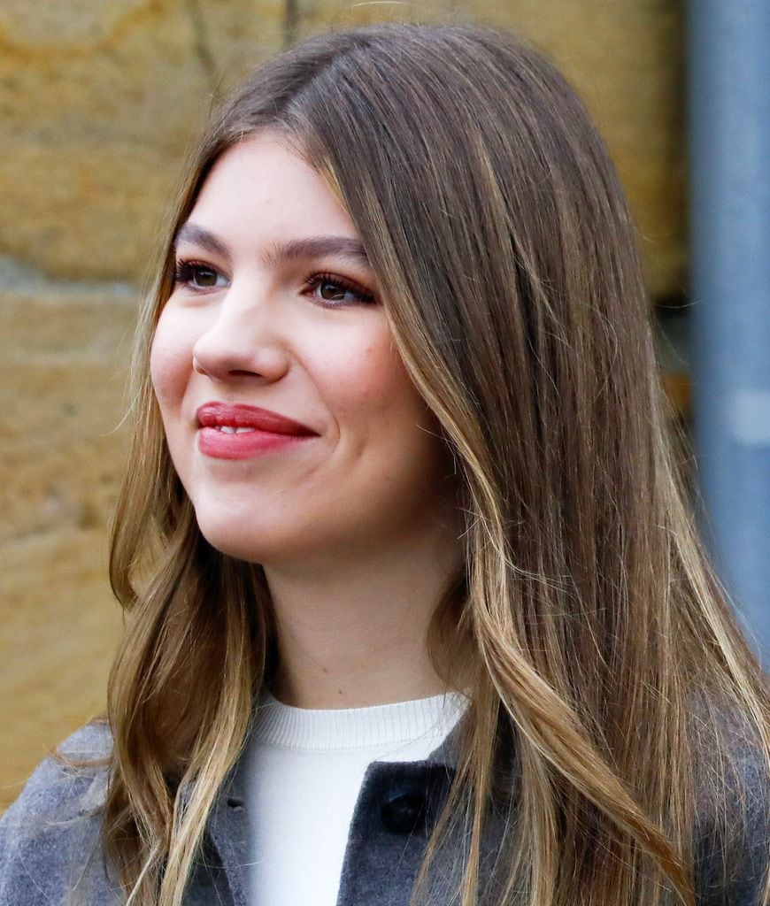 Al detalle, el maquillaje de la infanta Sofía en la visita a Valdesoto, Pueblo Ejemplar 2025, el 25 de octubre de 2025